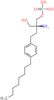 (2S)-2-amino-2-(hydroxymethyl)-4-(4-octylphenyl)butyl dihydrogen phosphate