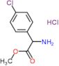 Methyl amino(4-chlorophenyl)acetate hydrochloride (1:1)