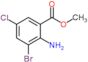 Benzoic acid, 2-amino-3-bromo-5-chloro-, methyl ester