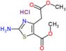 methyl 2-amino-4-(2-methoxy-2-oxo-ethyl)thiazole-5-carboxylate hydrochloride