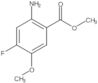 Benzoic acid, 2-amino-4-fluoro-5-methoxy-, methyl ester