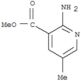 3-pyridinecarboxylic acid, 2-amino-5-methyl-, methyl ester