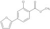 Methyl 2-chloro-4-(2-furanyl)benzoate