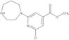 Methyl 2-chloro-6-(hexahydro-1H-1,4-diazepin-1-yl)-4-pyridinecarboxylate