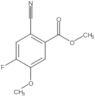 Benzoic acid, 2-cyano-4-fluoro-5-methoxy-, methyl ester