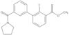 Methyl 2-fluoro-3′-(1-pyrrolidinylcarbonyl)[1,1′-biphenyl]-3-carboxylate