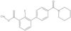 Methyl 2-fluoro-4′-(1-piperidinylcarbonyl)[1,1′-biphenyl]-3-carboxylate