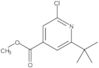 Methyl 2-chloro-6-(1,1-dimethylethyl)-4-pyridinecarboxylate
