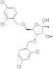 1-Methyl-3,5-bis-O-(2,4-dichlorobenzyl)-alpha-D-ribofuranoside