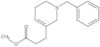 Methyl 1,2,5,6-tetrahydro-1-(phenylmethyl)-3-pyridinepropanoate