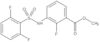 Benzoic acid, 3-[[(2,6-difluorophenyl)sulfonyl]amino]-2-fluoro-, methyl ester