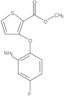 Methyl 3-(2-amino-4-fluorophenoxy)-2-thiophenecarboxylate