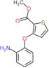 methyl 3-(2-aminophenoxy)thiophene-2-carboxylate