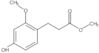 Methyl 4-hydroxy-2-methoxybenzenepropanoate