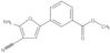 Methyl 3-(5-amino-4-cyano-2-furanyl)benzoate