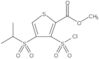 methyl 3-(chlorosulfonyl)-4-(isopropylsulfonyl)-2-thiophenecarboxylate