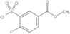 Benzoic acid, 3-(chlorosulfonyl)-4-fluoro-, methyl ester