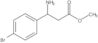 Methyl β-amino-4-bromobenzenepropanoate