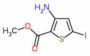 2-Thiophenecarboxylic acid, 3-amino-5-iodo-, methyl ester