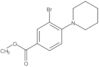 Methyl 3-bromo-4-(1-piperidinyl)benzoate