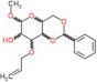 methyl 4,6-O-(phenylmethylidene)-3-O-prop-2-en-1-ylhexopyranoside