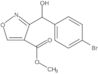 4-Isoxazolecarboxylic acid, 3-[(4-bromophenyl)hydroxymethyl]-, methyl ester