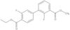 4′-Ethyl 3-methyl 2,3′-difluoro[1,1′-biphenyl]-3,4′-dicarboxylate