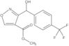 4-Isoxazolecarboxylic acid, 3-[hydroxy[4-(trifluoromethyl)phenyl]methyl]-, methyl ester