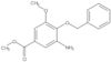 Methyl 3-amino-5-methoxy-4-(phenylmethoxy)benzoate