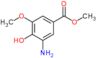 methyl 3-amino-4-hydroxy-5-methoxy-benzoate