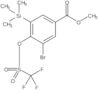 Methyl 3-bromo-4-[[(trifluoromethyl)sulfonyl]oxy]-5-(trimethylsilyl)benzoate