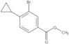 Benzoic acid, 3-bromo-4-cyclopropyl-, methyl ester