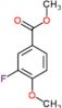 Benzoic acid, 3-fluoro-4-methoxy-, methyl ester