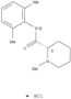 2-Piperidinecarboxamide,N-(2,6-dimethylphenyl)-1-methyl-, hydrochloride (1:1), (2S)-