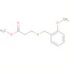 Propanoic acid, 3-[[(2-methoxyphenyl)methyl]thio]-, methyl ester