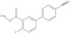 Methyl 4′-cyano-4-fluoro[1,1′-biphenyl]-3-carboxylate