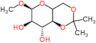 (6S,7R,8R,8aS)-6-methoxy-2,2-dimethyl-4,4a,6,7,8,8a-hexahydropyrano[3,2-d][1,3]dioxine-7,8-diol