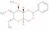 Methyl 2,3-di-O-methyl-4,6-O-(phenylmethylene)-α-D-glucopyranoside