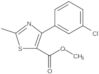 Methyl 4-(3-chlorophenyl)-2-methyl-5-thiazolecarboxylate