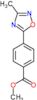 methyl 4-(3-methyl-1,2,4-oxadiazol-5-yl)benzoate