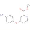 2-Pyridinecarboxylic acid, 4-(4-aminophenoxy)-, methyl ester