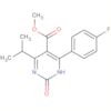 5-Pyrimidinecarboxylic acid,4-(4-fluorophenyl)-1,2-dihydro-6-(1-methylethyl)-2-oxo-, methyl ester