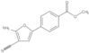 Methyl 4-(5-amino-4-cyano-2-furanyl)benzoate