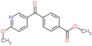 Methyl 4-[(6-methoxy-3-pyridinyl)carbonyl]benzoate