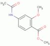 Benzoic acid, 4-(acetylamino)-2-methoxy-, methyl ester