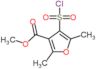 methyl 4-(chlorosulfonyl)-2,5-dimethylfuran-3-carboxylate