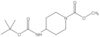 Methyl 4-[[(1,1-dimethylethoxy)carbonyl]amino]-1-piperidinecarboxylate