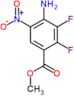 Benzoic acid, 4-amino-2,3-difluoro-5-nitro-, methyl ester