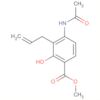 Benzoic acid, 4-(acetylamino)-2-hydroxy-3-(2-propenyl)-, methyl ester