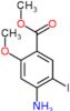 methyl 4-amino-5-iodo-2-methoxy-benzoate